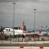 Manchester Airport - Photo by OLI SCARFF/AFP via Getty Images