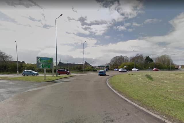 Emergency services are at the scene of a crash involving a lorry and a car in Amounderness Way, Cleveleys this afternoon (Monday, May 10). Pic: Google