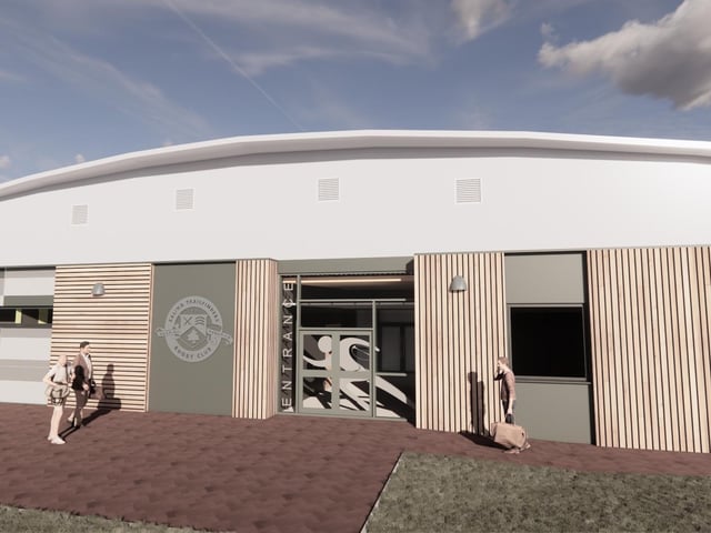 Collinson has stared work a a multi-million pound sports building