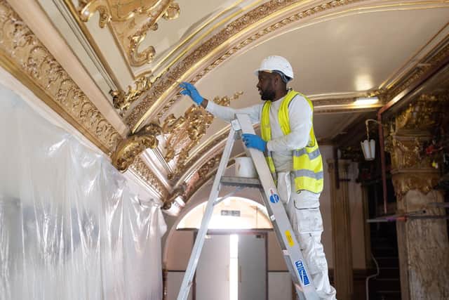 The company charged with the work has also worked at Buckingham Palace