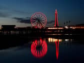 Blackpool Tower and the Illuminations were lit up in red for Jordan Banks last night (May 12), as the resort showed its solidarity with his grieving family and friends. Picture by Dave Nelson