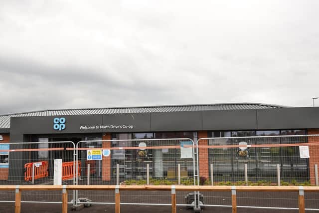 Anchorsholme's new Co-op food store on North Drive.