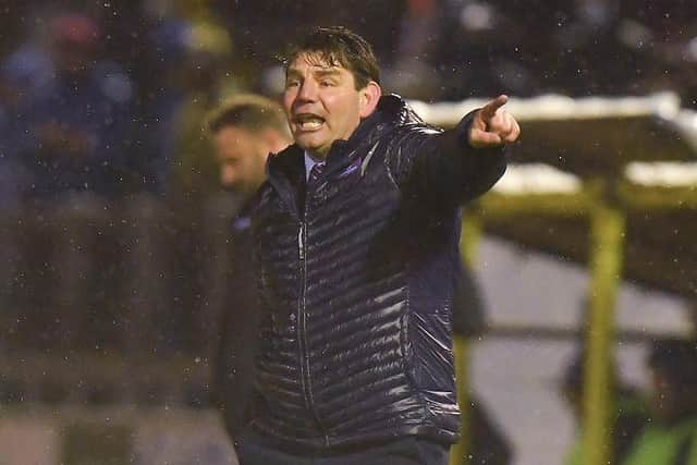 Carlisle United manager Chris Beech