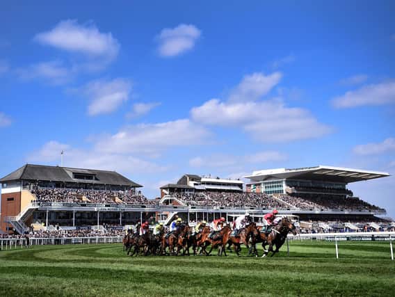 Aintree racecourse stages a competitive meeting on Friday evening