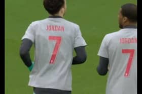 Liverpool FC wore shirts in memory of Jordan