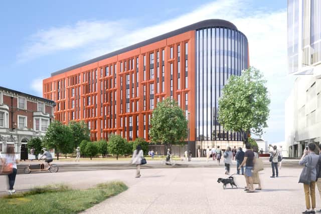 Artist's impression of the proposed offices