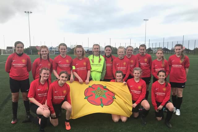 The Lancashire Under-14s Girls' team