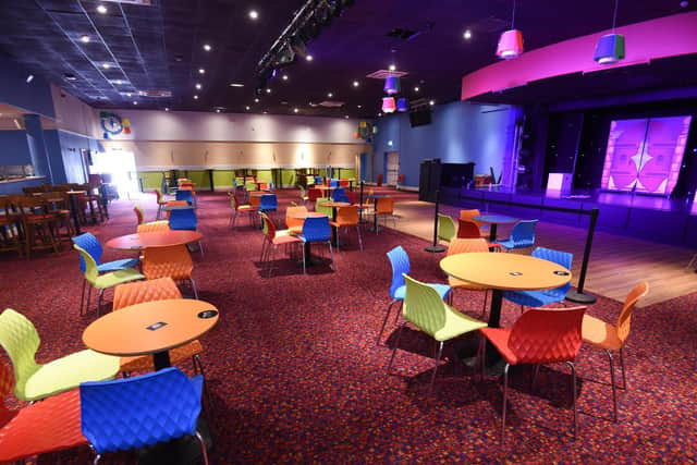 Entertainment lounges have been laid out to accommodate social distancing. Picture: Daniel Martino/JPI Media