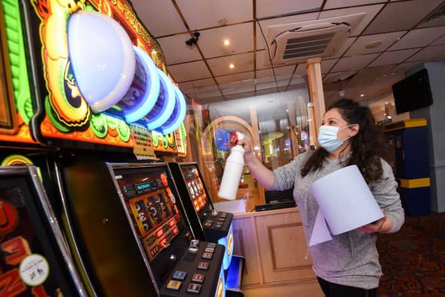Arcades are rigorously cleaned between users to keep areas clean and safe. Picture: Daniel Martino/JPI Media