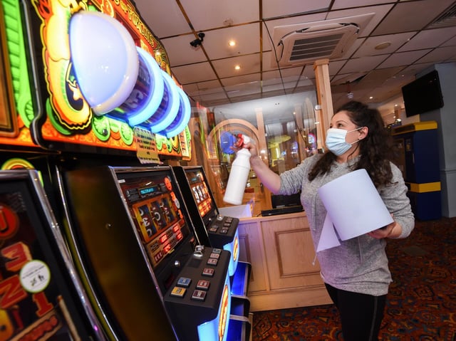 Arcades are rigorously cleaned between users to keep areas clean and safe. Picture: Daniel Martino/JPI Media