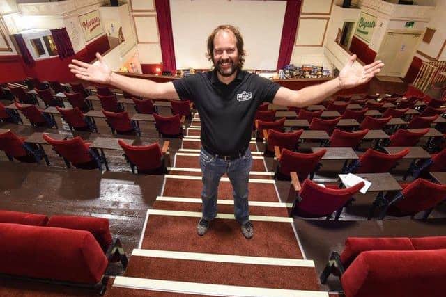 Richard Taylor, owner of the Regent Cinema in Church Street, is excited for people to come back to the Big Screen again after lockdown. Picture: Daniel Martino/JPI Media