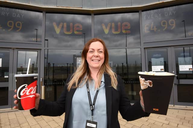 Sarah Hitchen, general manager at Vue in Cleveleys.