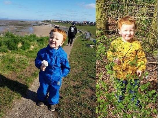 George Arthur Hinds, aged two years and 10 months, who died following a suspected gas explosion in Heysham.