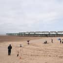 The beach at St Annes Pier