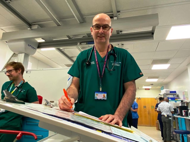 Dr Anthony Kearns, the head of department for emergency medicine at Blackpool Victoria Hospital