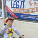 Henry at the Lytham RNLI boathouse