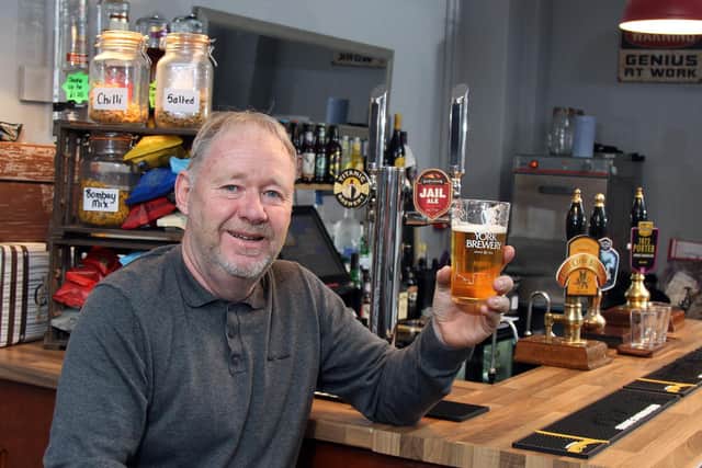 Business owner George White hopes the planned expansion will allow the boozer to offer greater food offerings