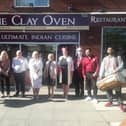 The official launch of the Clay Oven Indian restaurant in Thornton