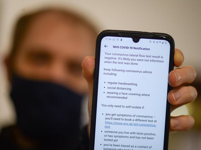 Downing Street has denied that a NHS Test and Trace delay in alerting local authorities in hotspot areas to positive cases helped contribute to the spread of the Indian variant. Picture: Finnbarr Webster/Getty Images