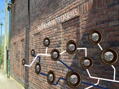 An artist's impression of the Talking Wall