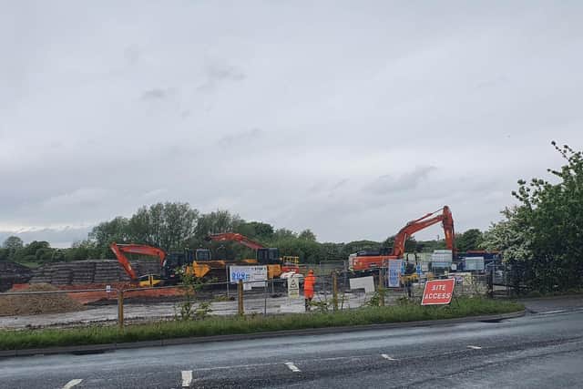 Work has started on the housing estate off the Kirkham Bypass