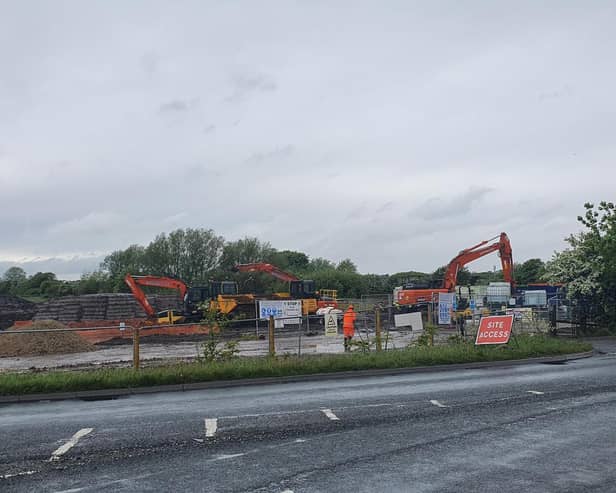 Work has started on the housing estate off the Kirkham Bypass
