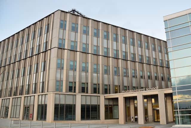 The new building at Lancaster University