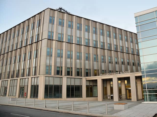 The new building at Lancaster University
