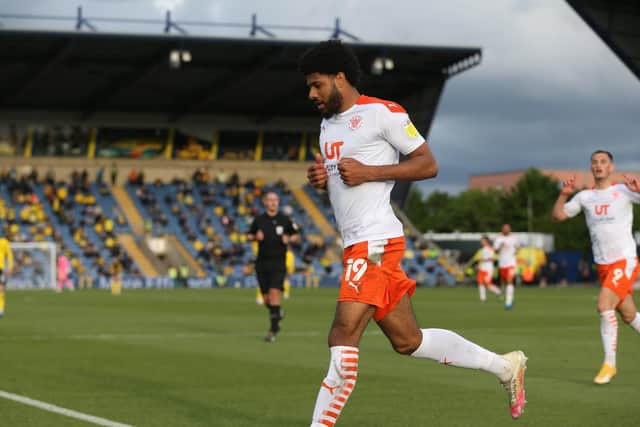 Ellis Simms has thrived under pressure with Blackpool
