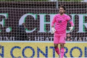 Chris Maxwell has topped 50 appearances for Blackpool this season