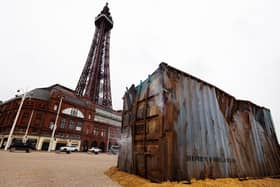 A container of zombies on Blackpool Promenade but have they escaped?
