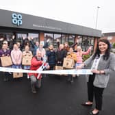 North Drive's new Co-op store was officially opened by Anchorsholme Academy's school choir and headteacher Mr Dow. Picture: Daniel Martino/JPI Media