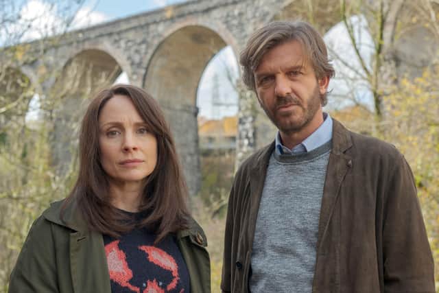 Laura Fraser and Jason Hughes starred in the new BBC drama The Pact this week