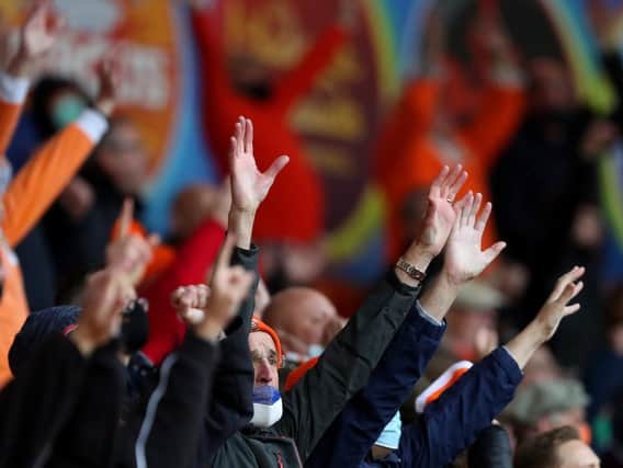 4,000 Seasiders returned to Bloomfield Road and produced a spectacular atmosphere