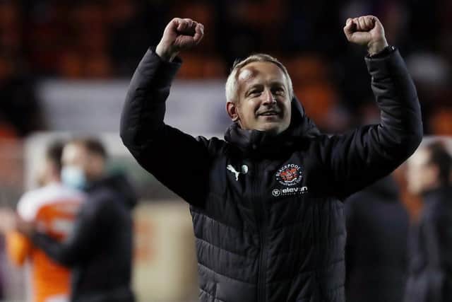 Neil Critchley shared in the Blackpool fans' emotion after winning through to the play-off final