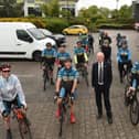 Edwin Booth (pictured centre) with the launch team for the Tour O'Booths 2021 
Photo:  Neil Cross