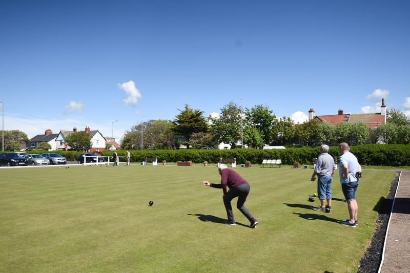 A beautiful day for the first game of the season for Park Club Cleveleys A in the Tuesday league