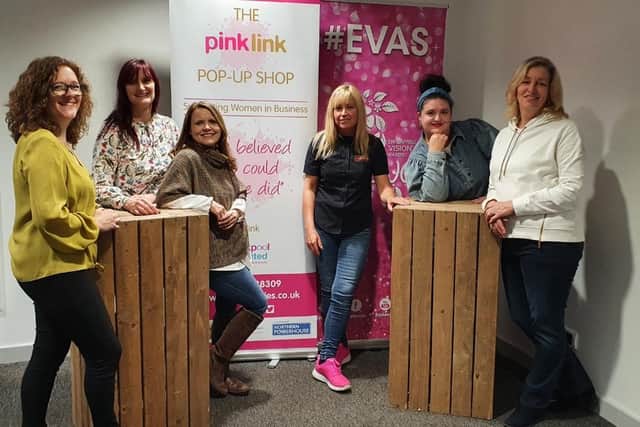 Blackpool-based Pink Link and its business members are staging a pop-up shop in the Houndshill Shopping Centre at May bank holiday to show off their products to shoppers
