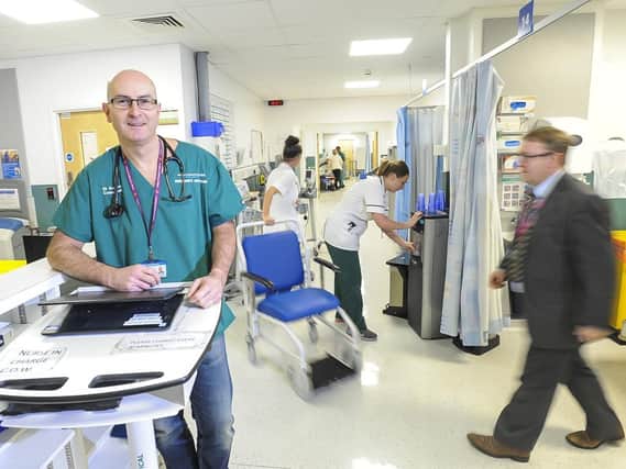 Head of Blackpool Victoria’s A&E department, Dr Anthony Kearns.