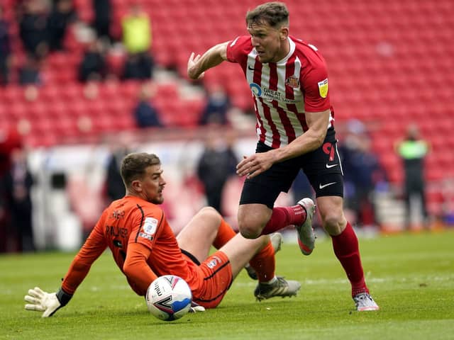 Charlie Wyke in action for Sunderland.