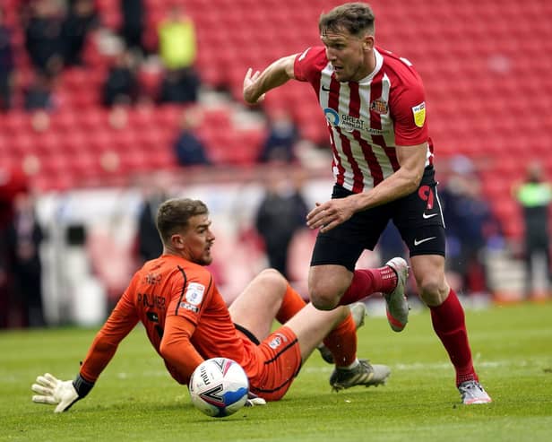 Charlie Wyke in action for Sunderland.