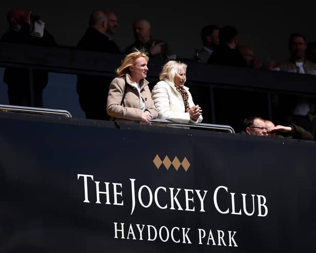 Haydock Park racecourse stages the headline meeting on Saturday afternoon
