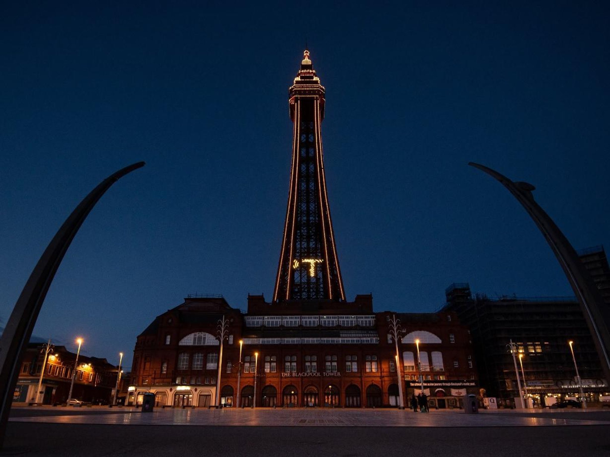 Tower to light up tangerine for Blackpool FC as good luck wishes roll