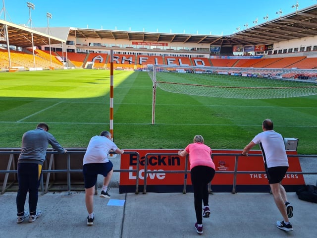 A nice day for participants to keep fit with the Community Trust