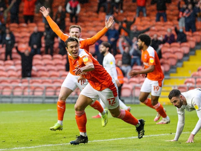 Blackpool midfielder's twin ambition to end the season ...