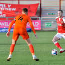 Paul Coutts made his final Highbury appearance for Fleetwood Town against Portsmouth in January