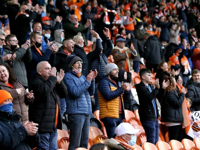 Only a limited number of fans will be at Wembley tomorrow to watch Blackpool