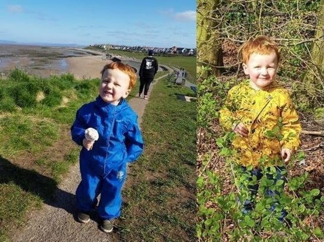George Arthur Hinds, aged two years and 10 months, who died following a suspected gas explosion in Heysham.