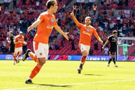 Kenny Dougall was Blackpool's hero with both of their goals
