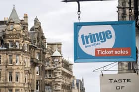 Edinburgh Fringe shop and ticket office on Edinburgh's Royal Mile